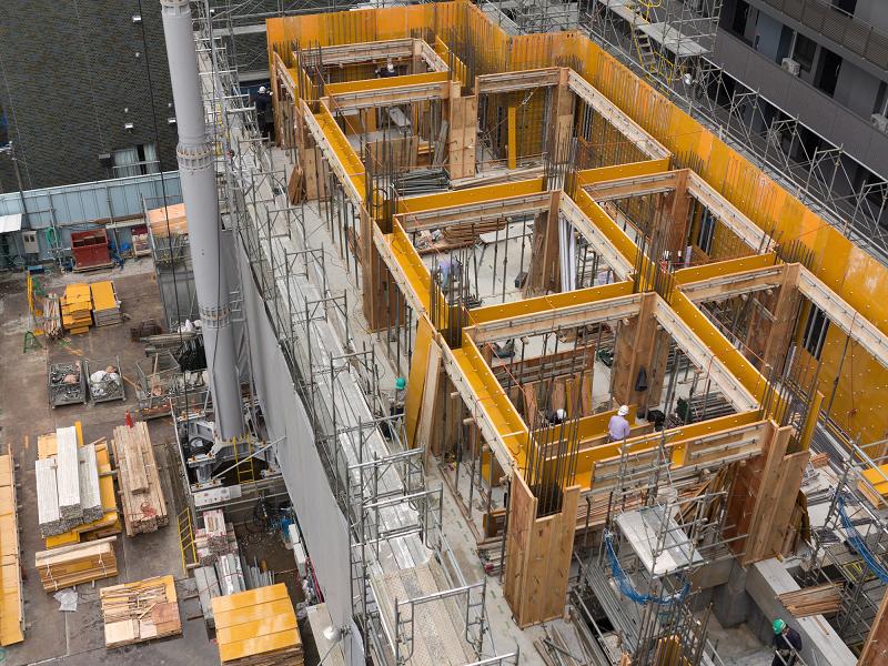 工場新築工事における空調設備施工管理（埼玉県加須市）